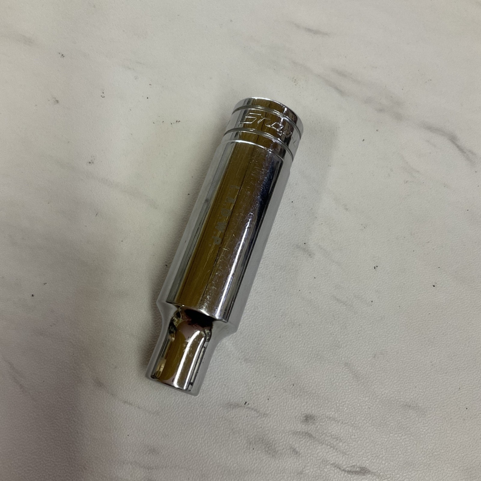 Snap-on S121 1/2″ Drive 3/8″ 12-Point SAE Deep Chrome Socket USA !SHIPS FREE!