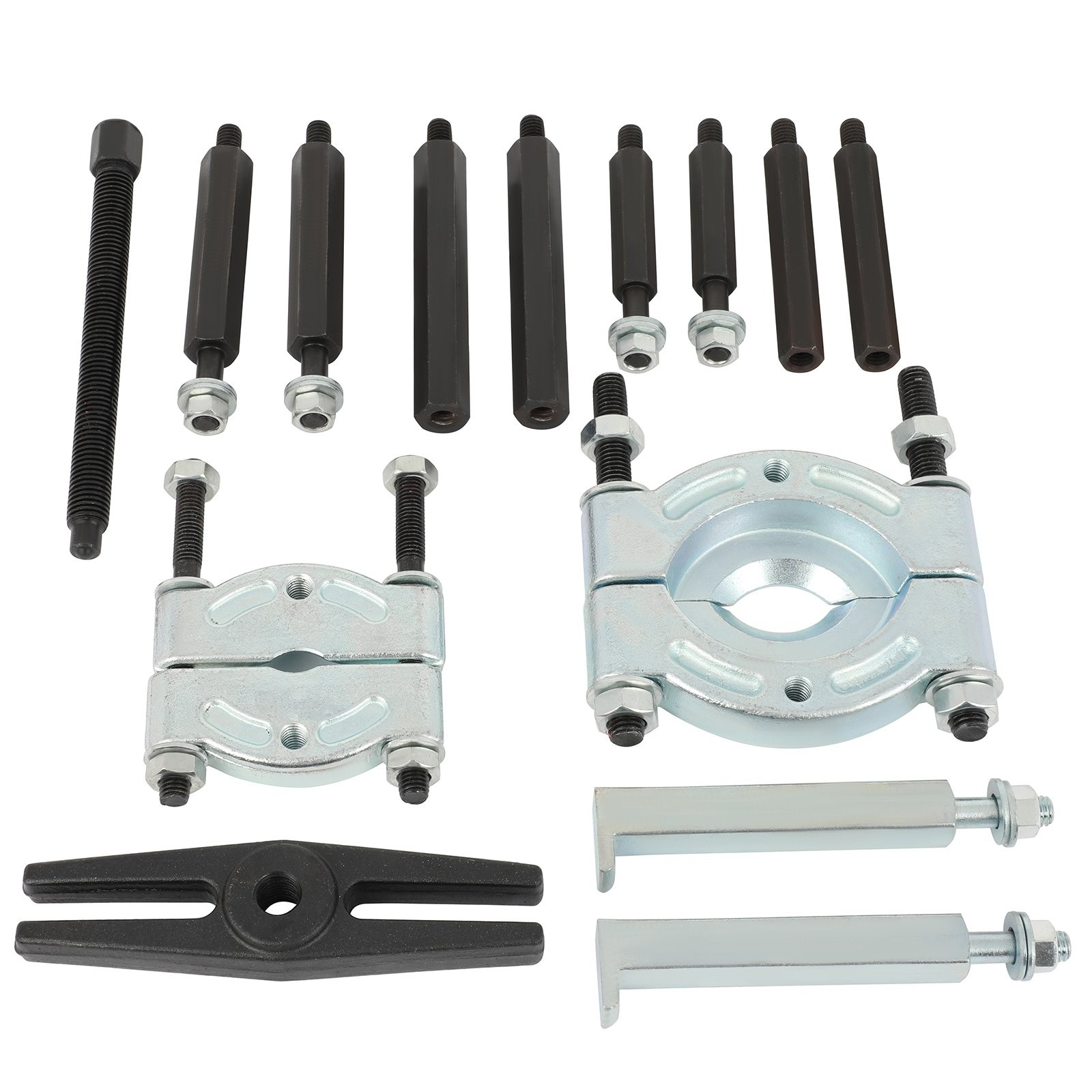 Wheel Hub Axle Puller Set 5 Ton Capacity with 2″ and 3″ Jaws Bearing Splitter