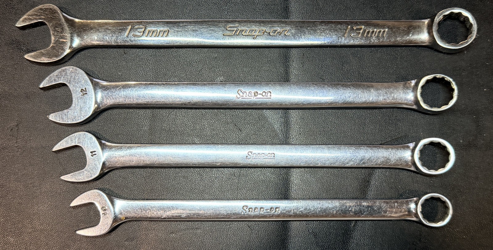 SNAP ON OEXM-SERIES 10-Pc 12-Pt Flank Drive® Combination Wrench Set 10mm-19mm