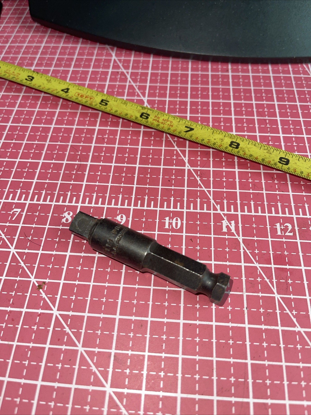 PROTO USA 7111 3/8 Drive Pin Lock Power Adapter Socket 7/16 Hex 2-3/4” Long Ext