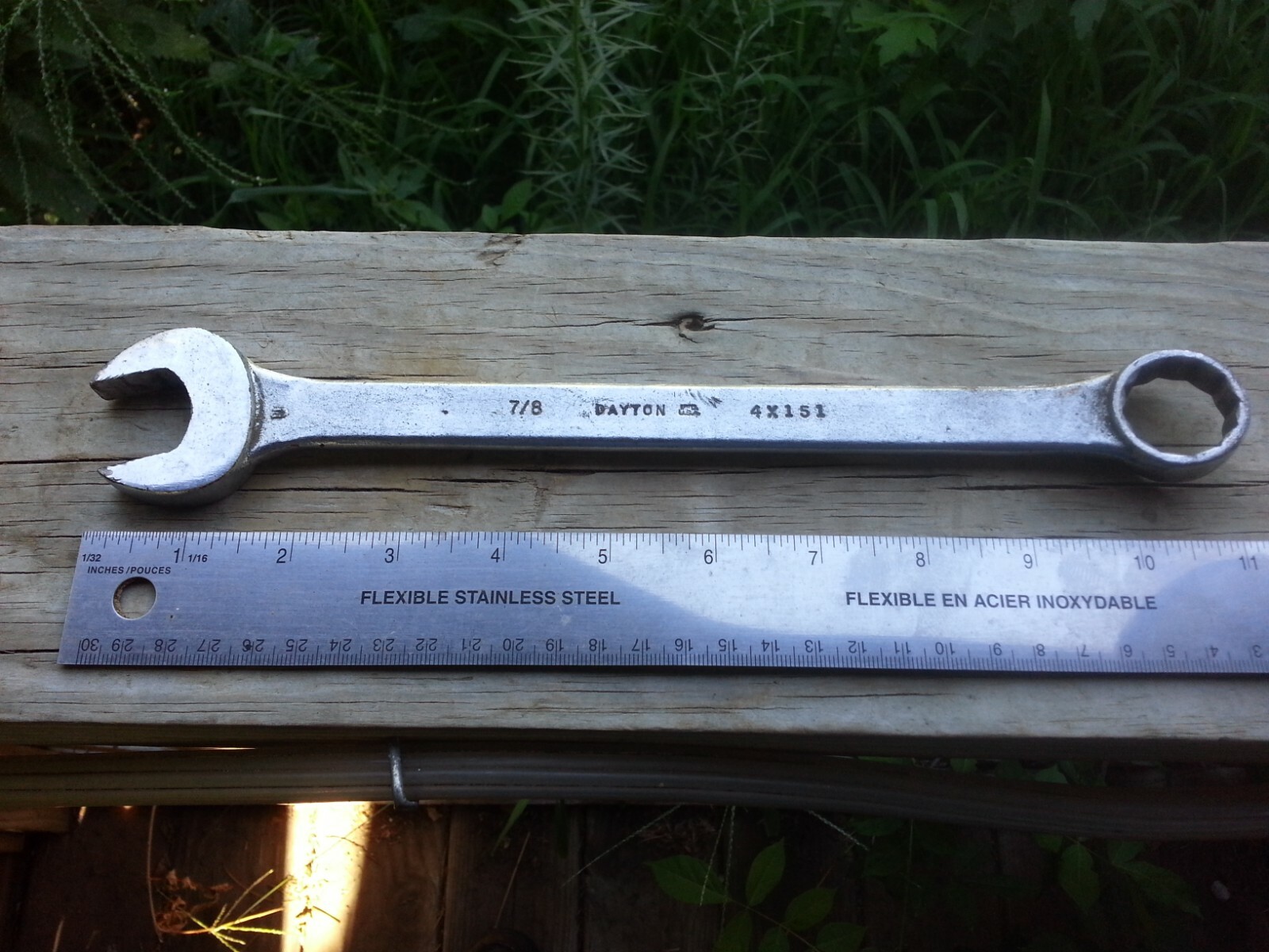 Vintage DAYTON 7/8″ Combination Wrench 4X151 USA