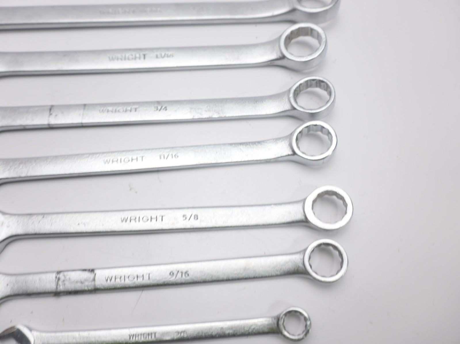 Wright Tools 8 pc SAE Combination Wrenches Set 3/8″ to 1″ Made in USA 1132