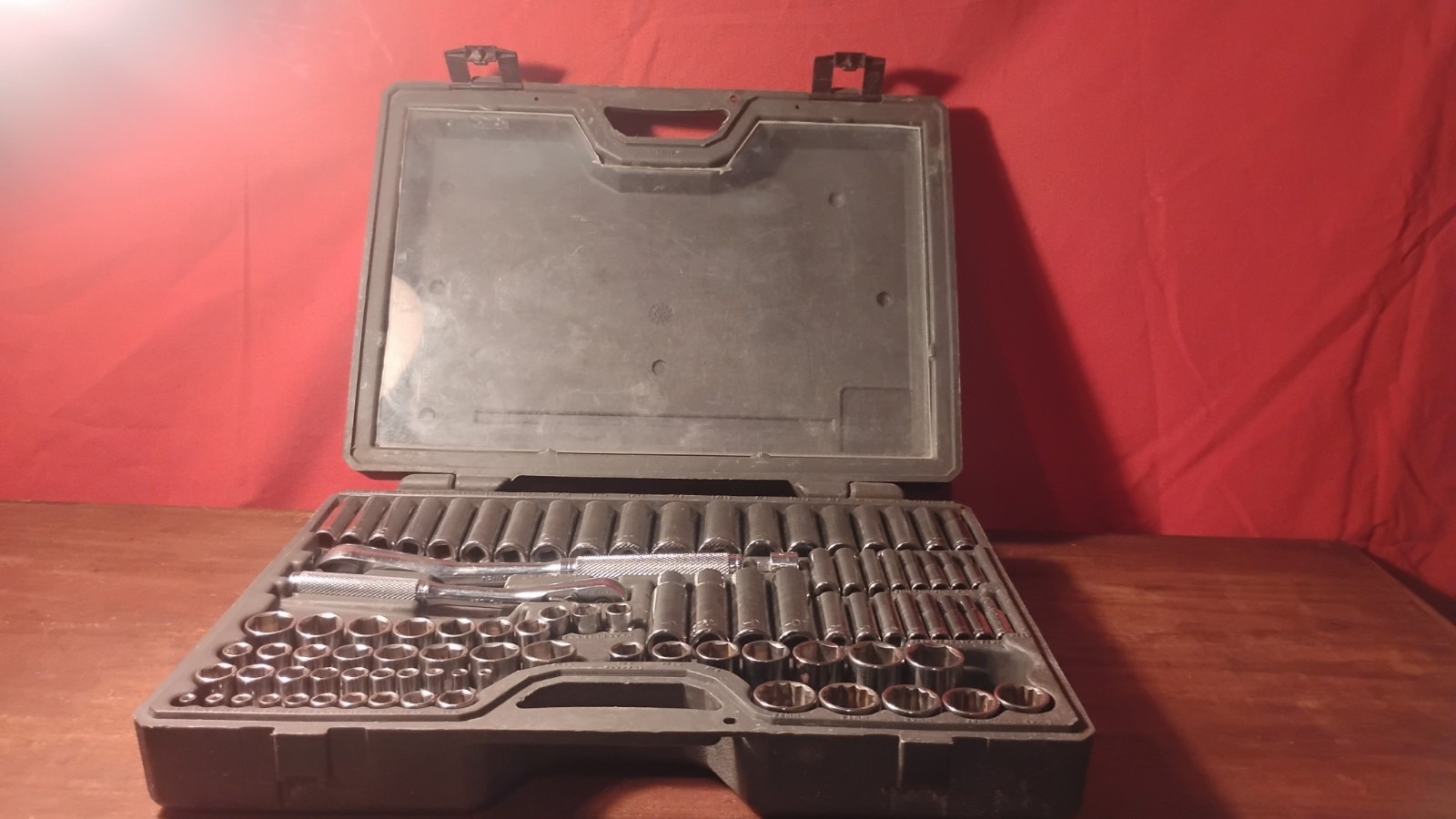 HUGE KD/Craftsman Set. Missing 2 Pieces. Half Inch, 3/8, Quarter Inch Socket Set