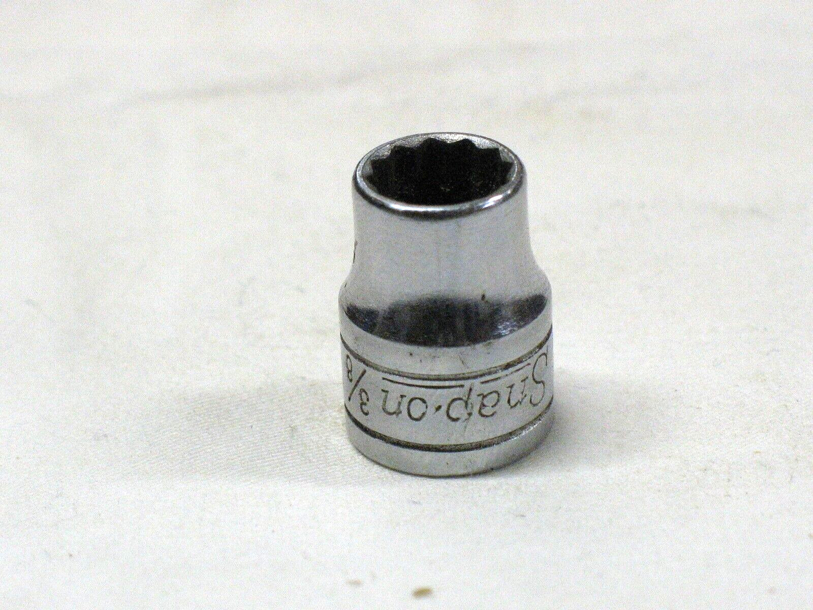 Snap-on 3/8″ 12 Point Chrome Shallow Socket 3/8″ Drive #F121
