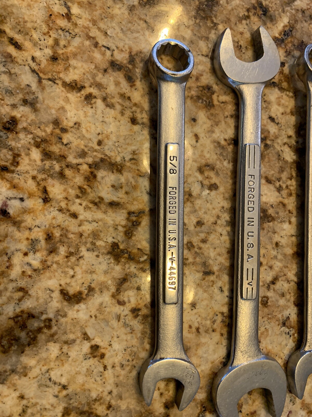 Lot of 7 Craftsman 1” 1-1/16″ 15/16″ 1.25″ 7/8″ 5/8″ 3/4″ 11/16″ Wrenches -V-