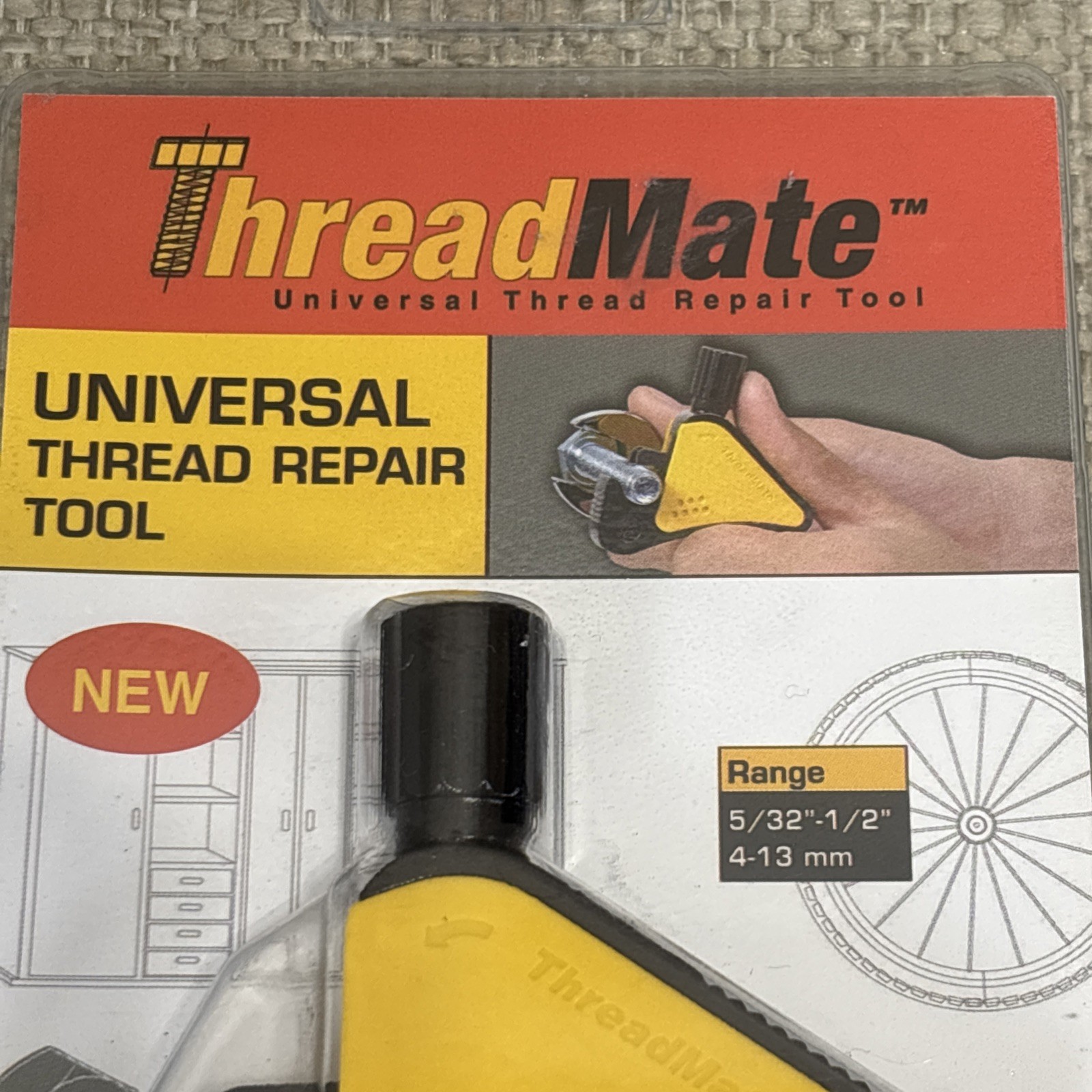 NES 06040 External ThreadMate External Thread Repair Tool 5/32–1/2in (4–13mm)