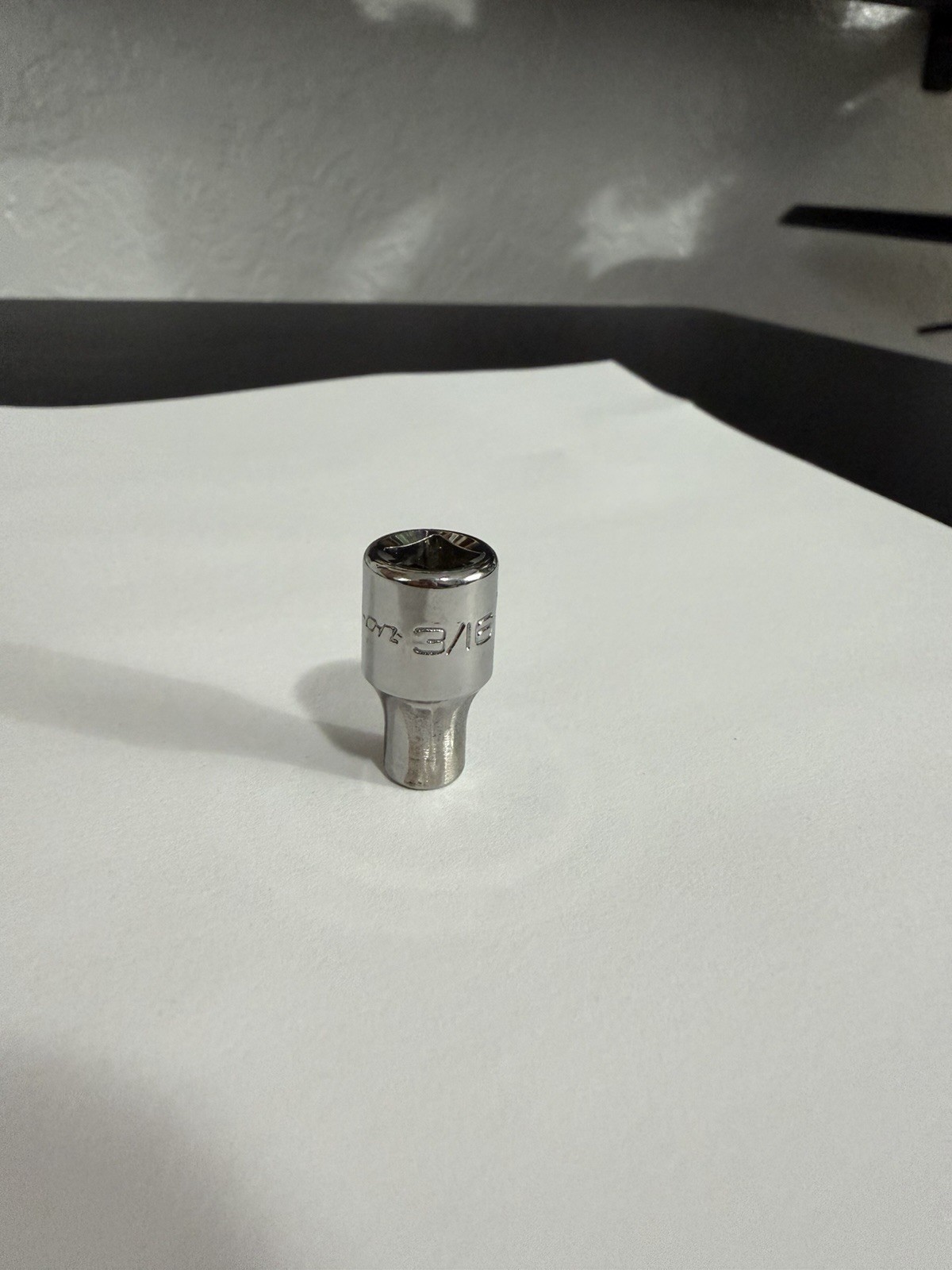 Snap On 3/16″ Shallow Socket 1/4″ Drive 12 Point TMD6 USA