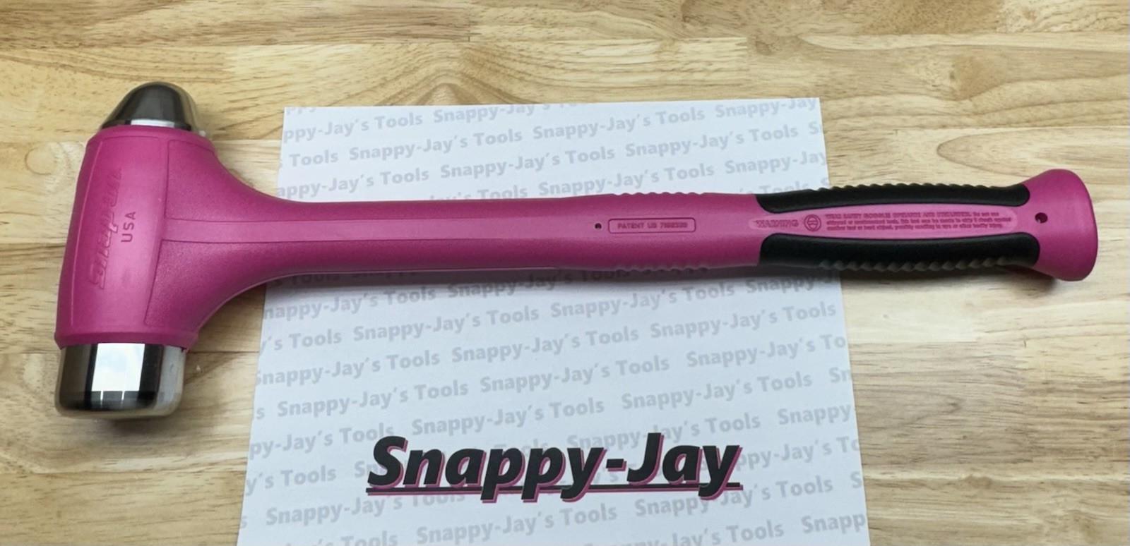 Snap-on Tools USA NEW ELECTRIC PINK 56oz Ball Peen Dead Blow Hammer HBBD56EP