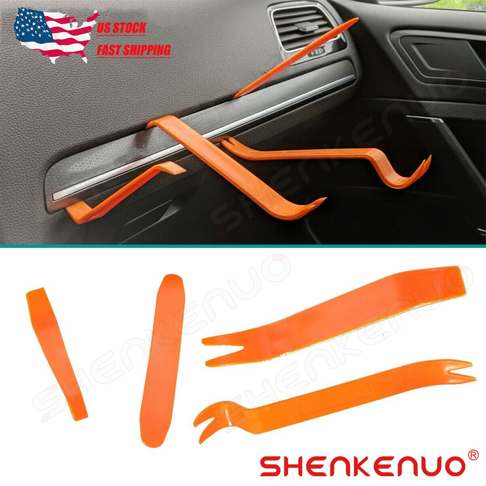 Plastic Car Panel Pry Tool Kit Door Body Clip Trim Removal Set For BMW New