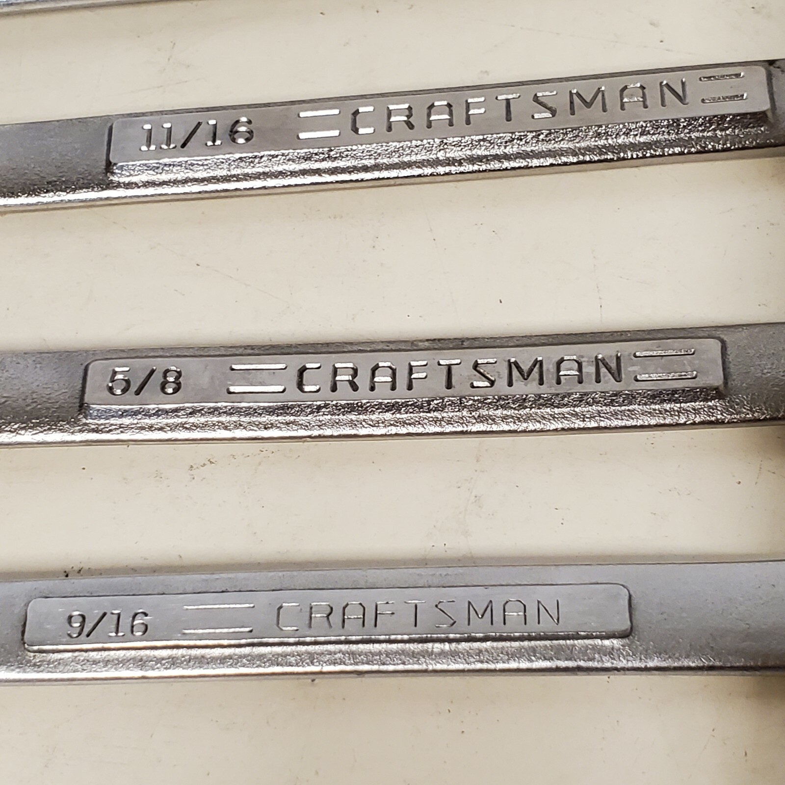 Vintage Craftsman USA 6 pcs SAE 12 Point Combo Wrench Set VA VV Various Sizes
