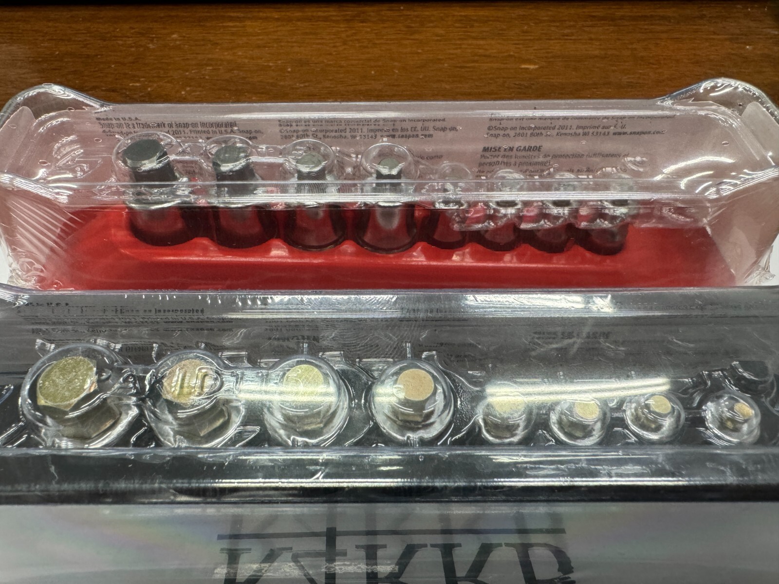 Snap-on Tools USA NEW 16pc MIX Drive SAE & METRIC Stubby Hex Bit Socket Sets