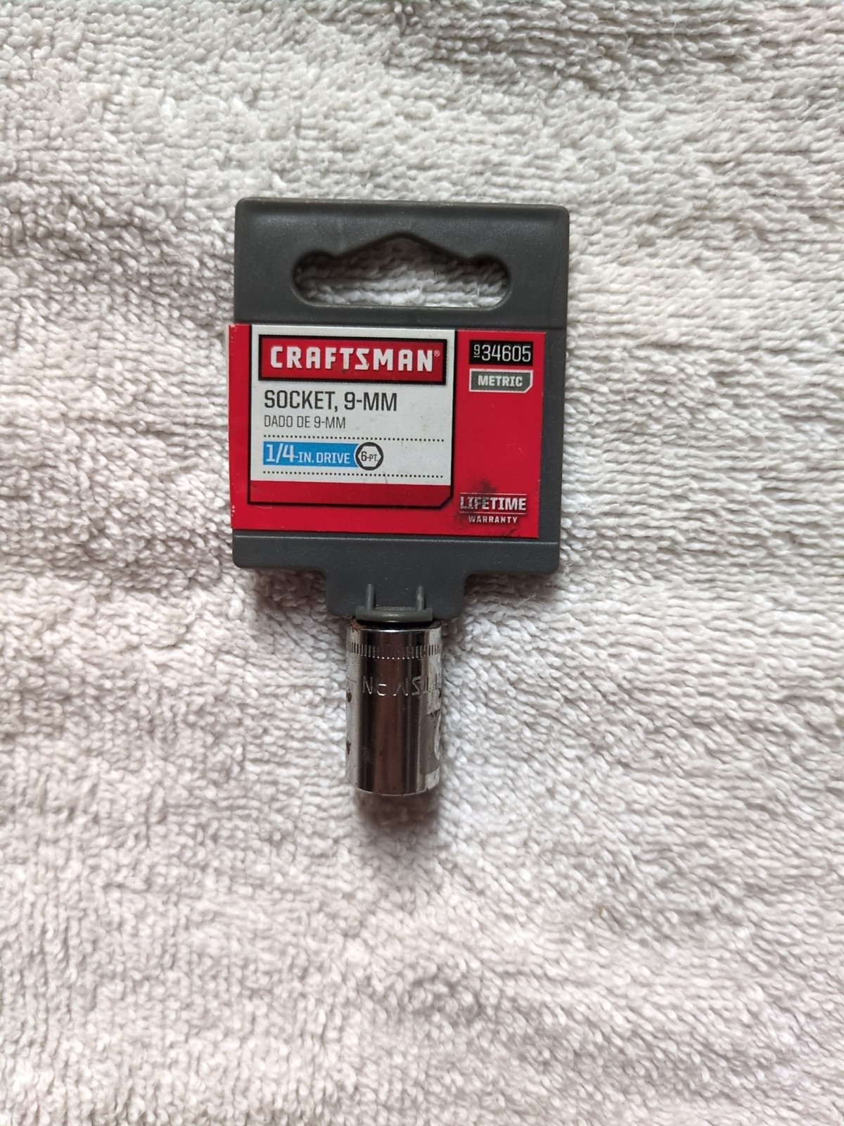 Craftsman 9mm 1/4 Drive Socket USA Metric. Small Amount of Rusting See Photos