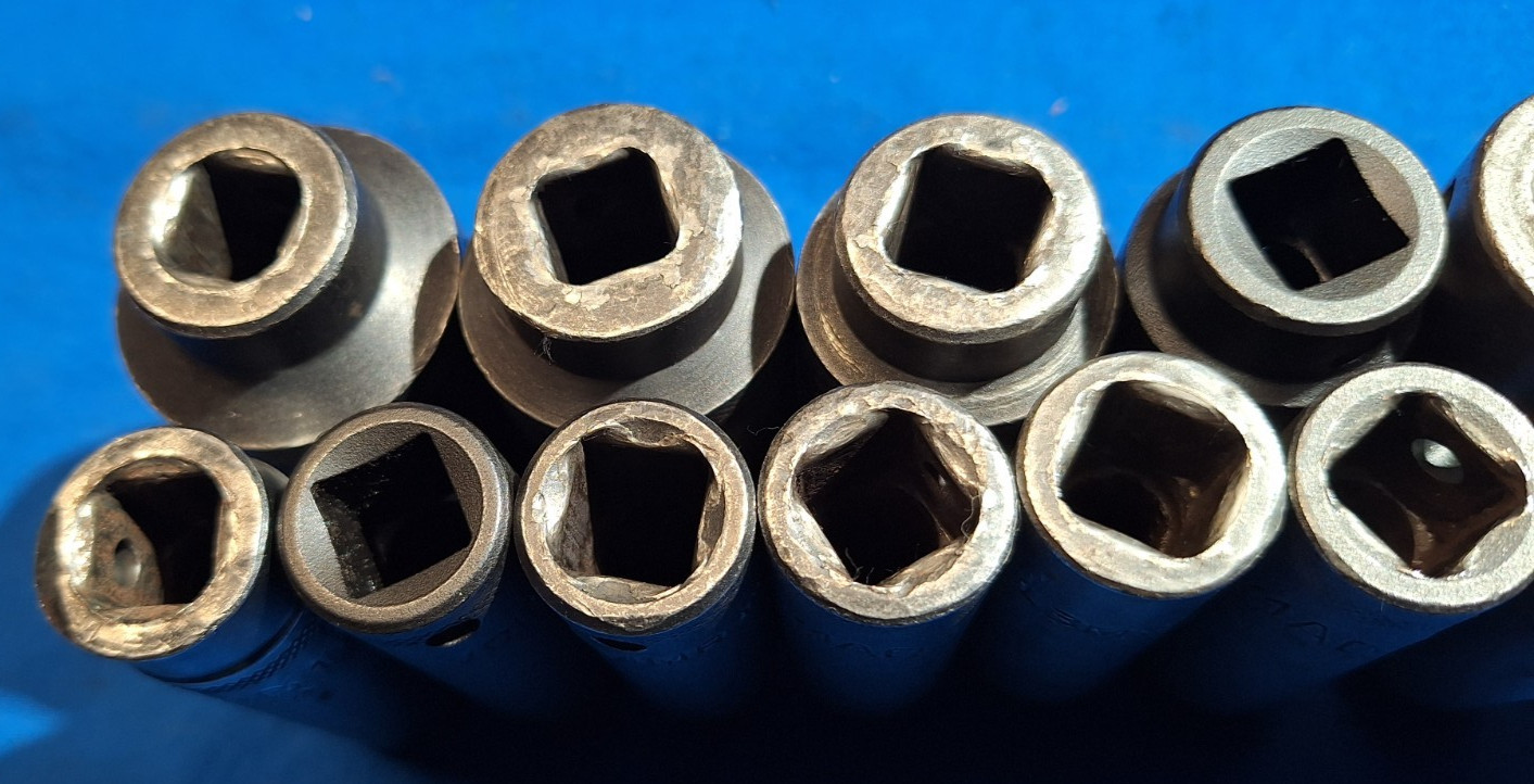 Mac Tools 14pc METRIC 1/2″ dr deep 6 pt impact socket set 30mm-10mm