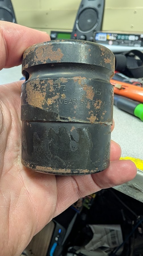 Snap On USA 1″ Drive 1-5/16″ Impact Socket 6 Point IM423