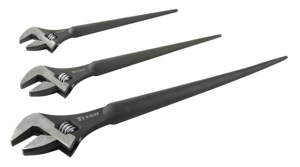 Titan 223 3-Piece Adjustable Construction Spud Wrench – 3-Piece Set