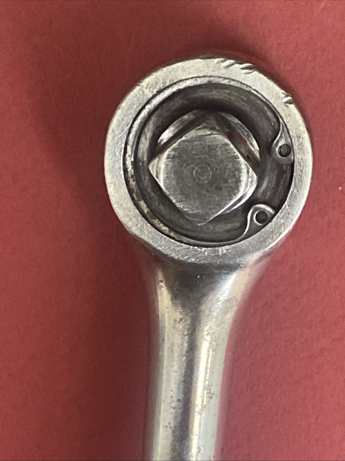 Vintage Mac Tools V8R USA Round Head Ratchet Fine-tooth 1/2” Drive Mechanic Tool