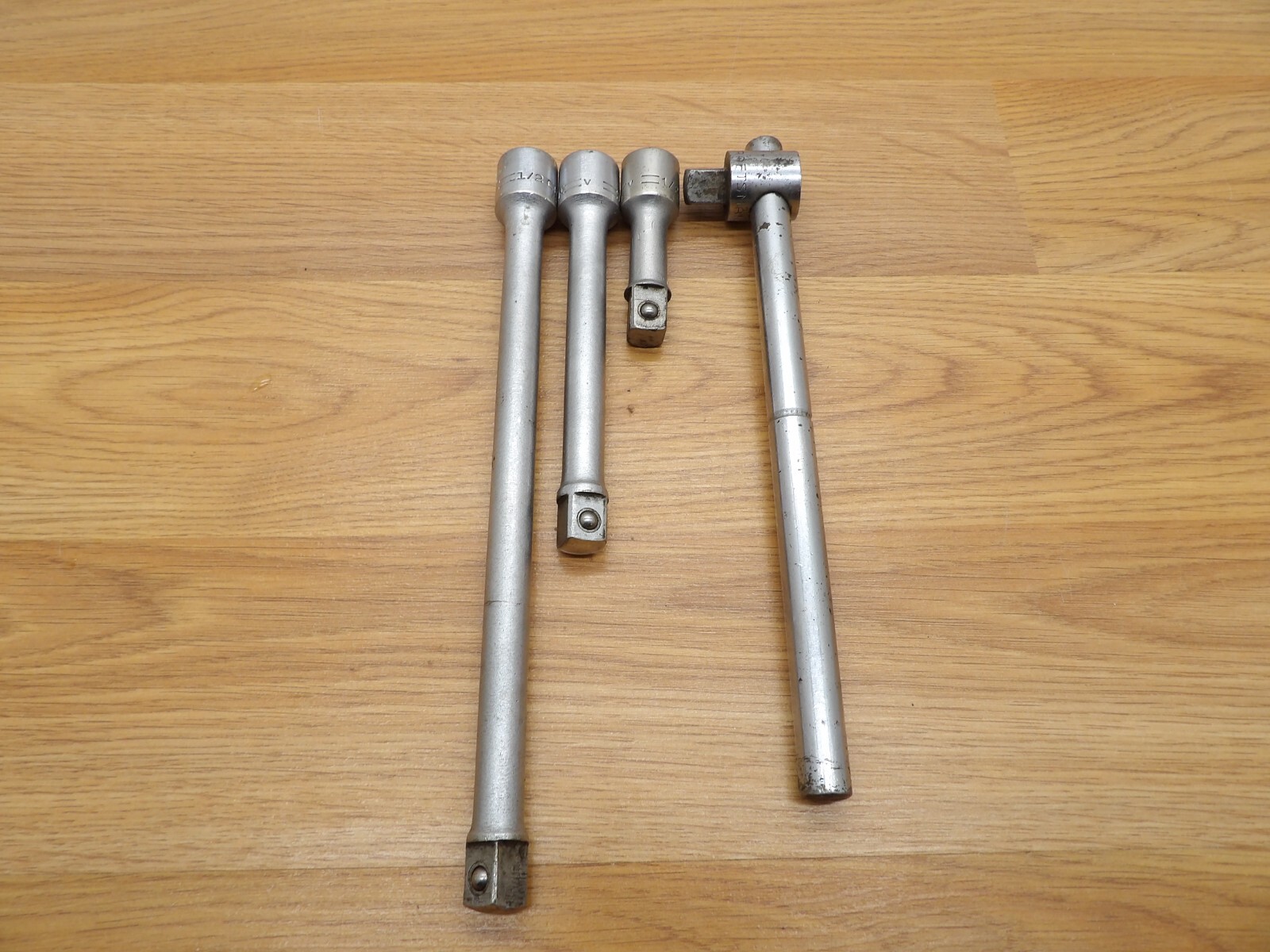 3 – CRAFTSMAN Extensions 1/2 inch Drive 3″ 6″ 10″ -V &Craftsman Sliding T Handle