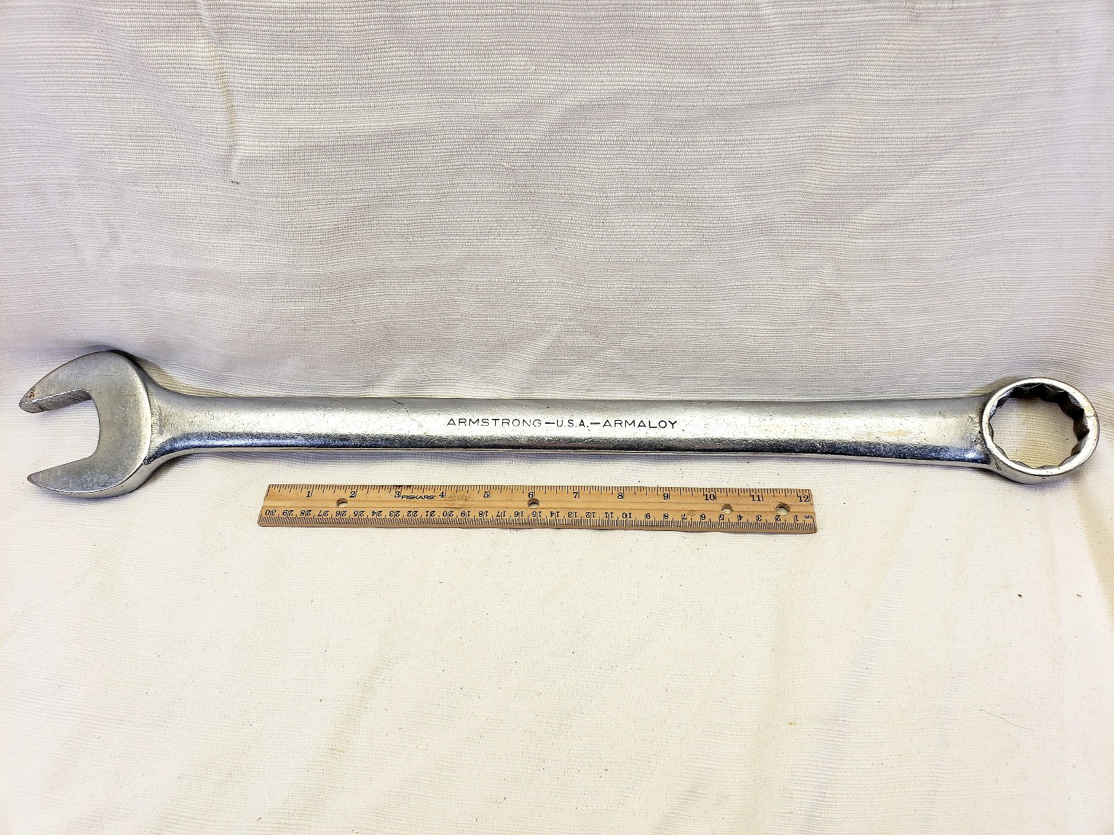 ARMSTRONG TOOLS USA 25-252 Combination Wrench 1-5/8″ Armaloy 12-Point Chrome