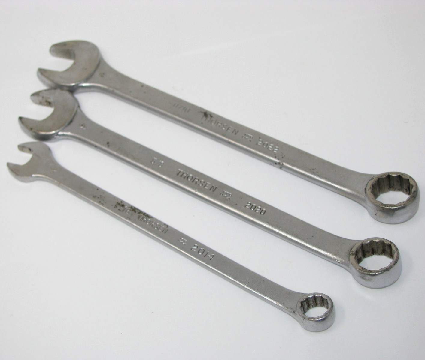 3 Vintage Thorsen Combination Wrench Set 7/16″ – 11/16″ USA 12 Point 2020 2022