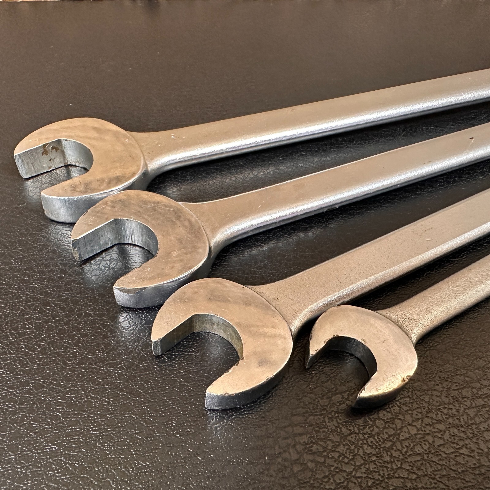 Vintage 1960 PROTO MFD USA Combination Wrench Set SAE 1212, 1216, 1218, 1220 6pc