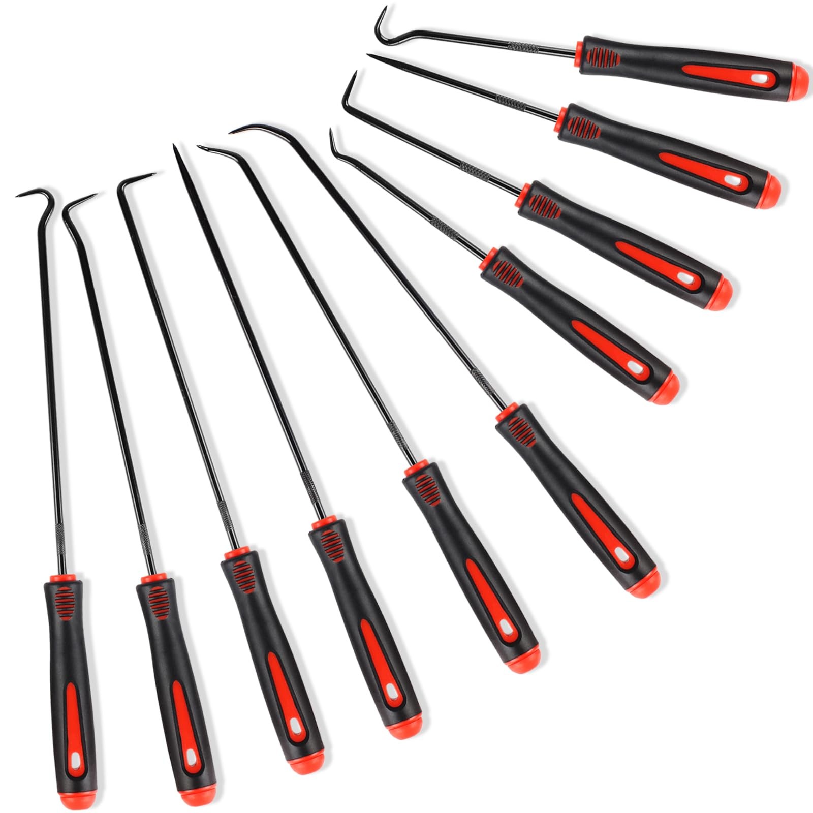 Rindion 10PCS Pick Set Mechanic, Hook and Tool with Non-Slip Grip,…