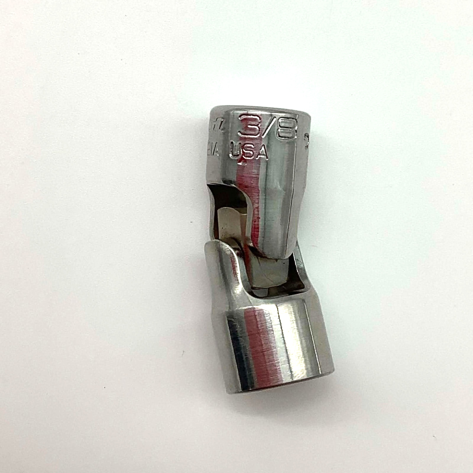 Snap On Tools 3/8″ Universal Swivel Socket 1/4″ Drive 6 Point TMUS121A USA