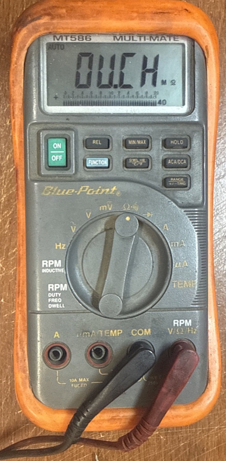 Blue Point MT586 Multi-Mate Snap On SOME FEATURES DONT WORK