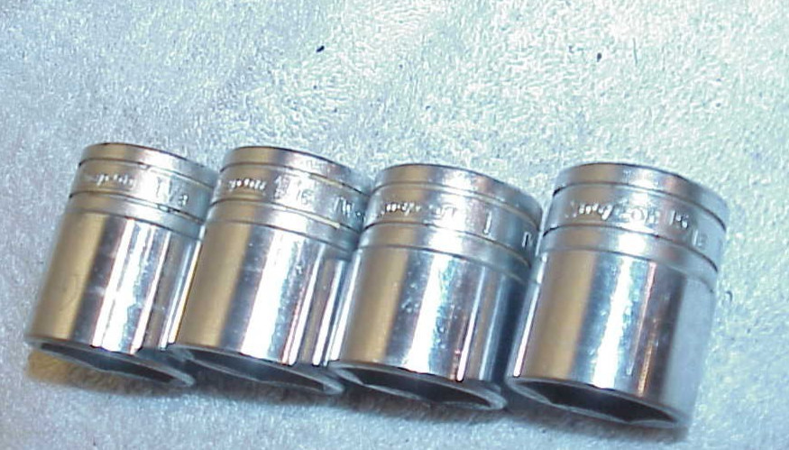 9 pcs Snap On 1/2” Drive Shallow Socket Set 6pt. 1-1/8″ – 1/2″ TW361 TW341 TW321