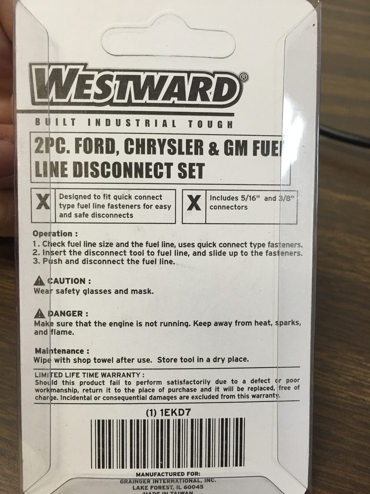Westward 1EKD7 (OTC Tools 7361) – 2pc Fuel Line Disconnect Set 5/16″ & 3/8″