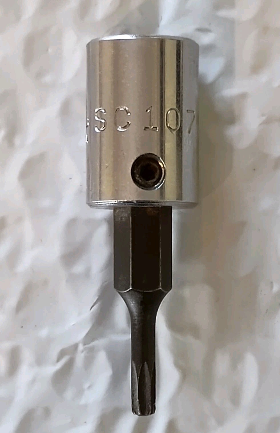 MAC TOOLS SC107, 3/8″ SOCKET DRIVEN, 5/16 TORX BIT.