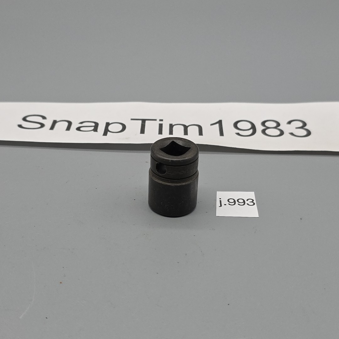 Snap On Tools GFS201 3/8 Dr 12Pt SAE 5/8 Flank Dr Shallow Industrial Socket USA