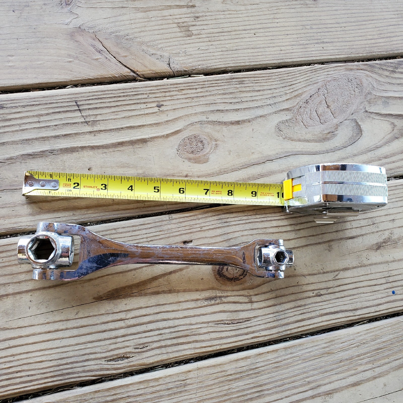Great Neck 8 in 1 Wrench Six-point 3/8″ 7/16″ 1/2″ 9/16″ 10 Inches Long Standard