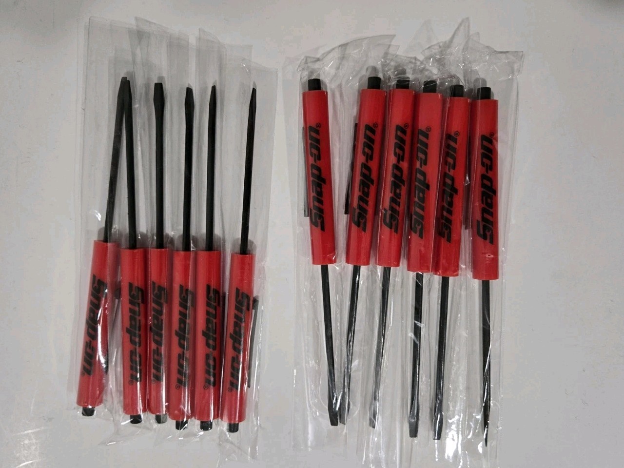 12 Snap on tools Special Edition pocket screwdrivers RED Promo BLACKED OUT +gift