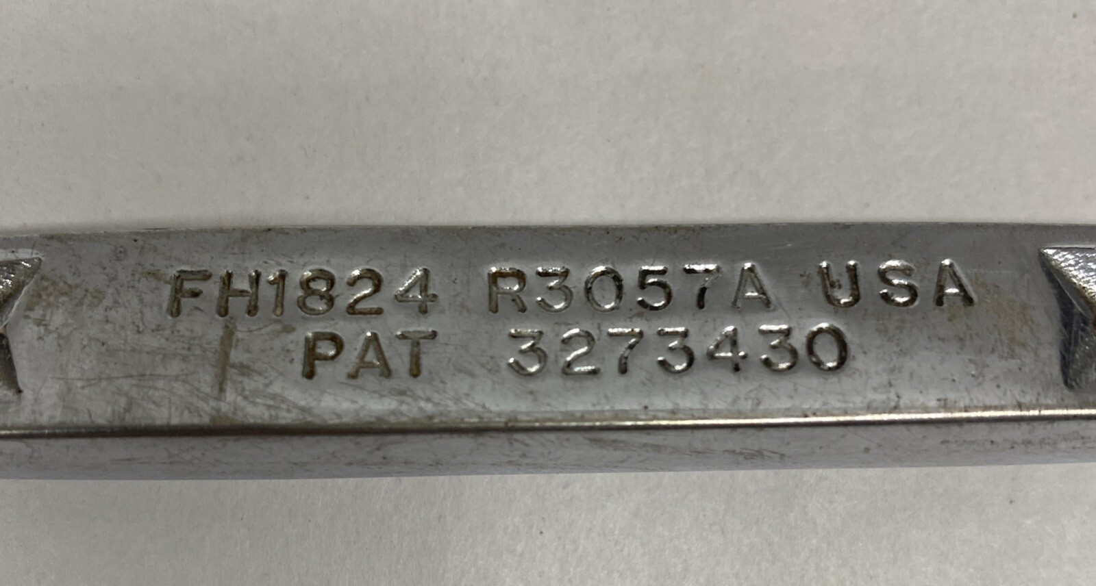 Snap-On FH1824 Rare Unmarked Double Flex Head Socket End Wrench 12pt 9/16″ 3/4″