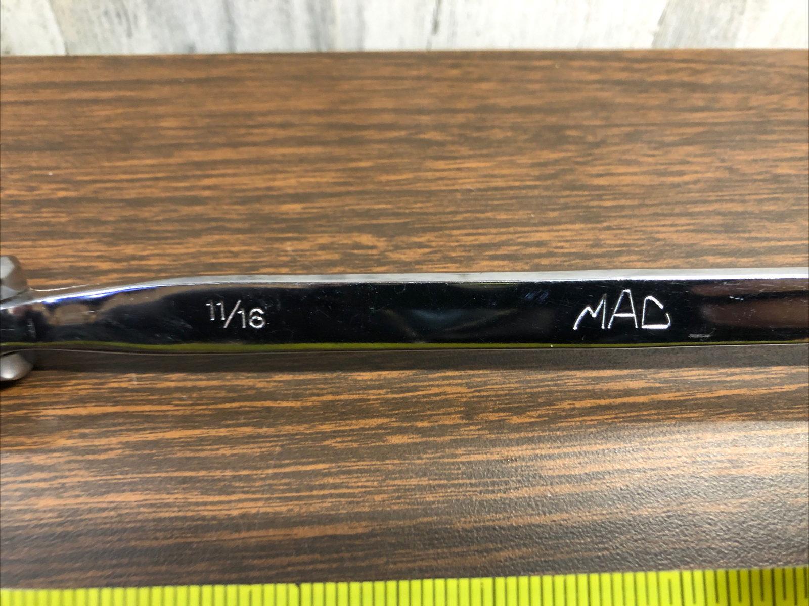 Mac Tools 11/16” Open End / Flex Box -Socket End Wrench 12 Point CLF22