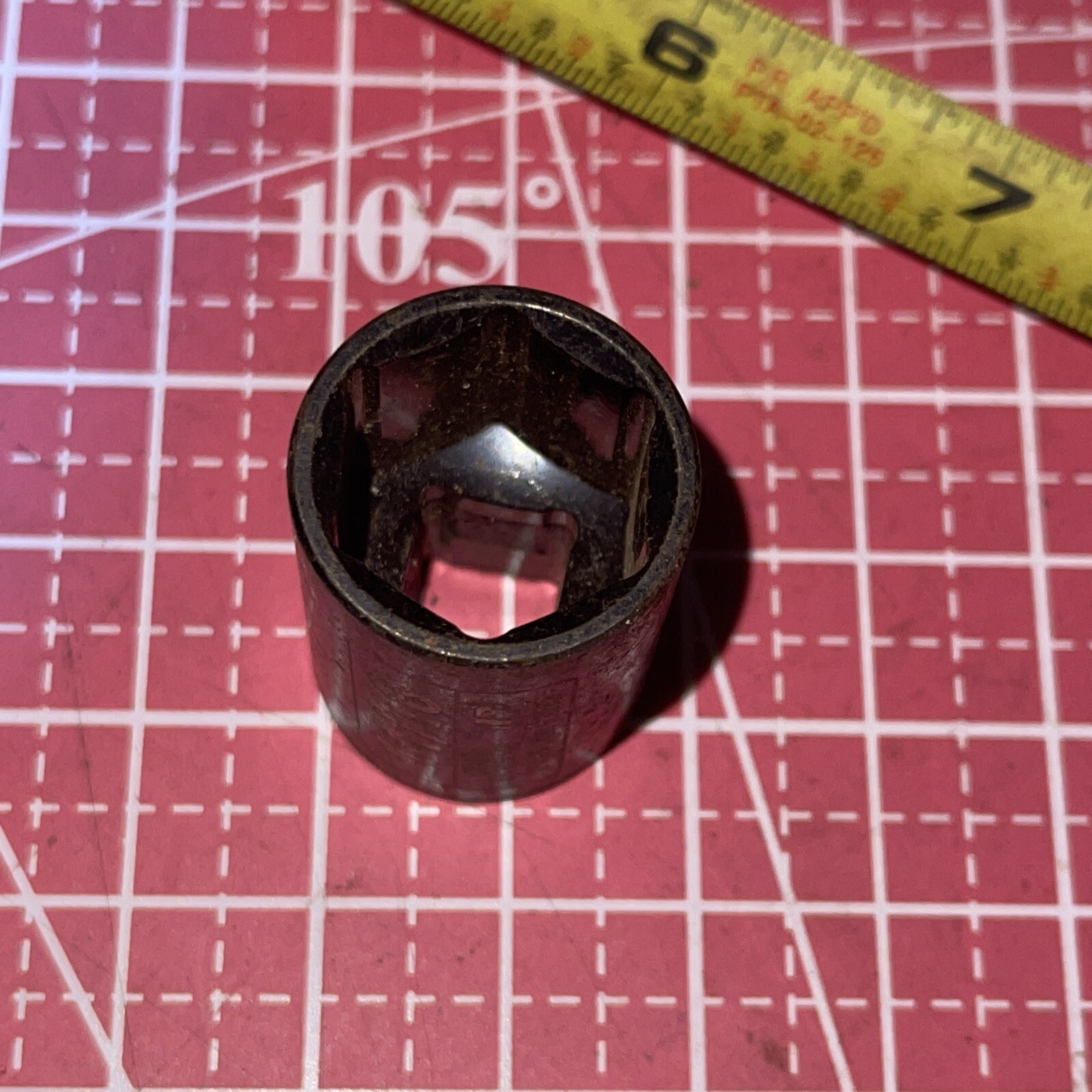 Ingersoll Rand S63M1116 11/16 In SAE 3/8 Drive 6 Point Socket