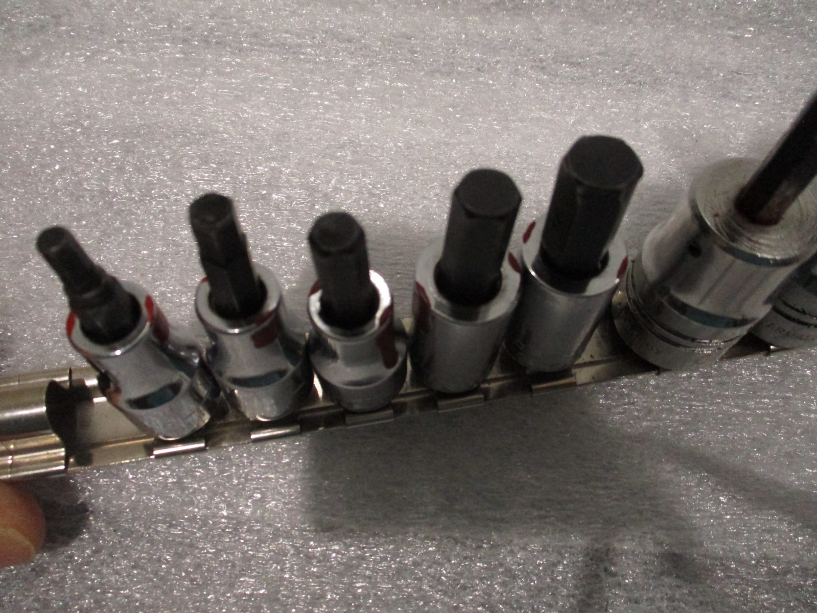 USA Armstrong 7 pc SAE 1/2″ Drive Chrome Hex Bit Socket Driver Set 1/4 to 5/8″