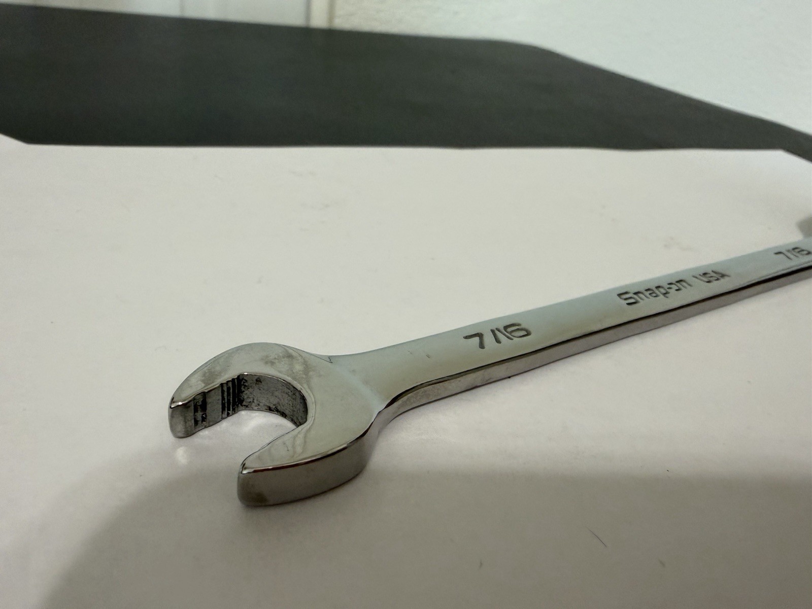 Snap-on Tools 7/16″ Reversible Flank Drive Plus Ratcheting Wrench SOXRR14A. USA