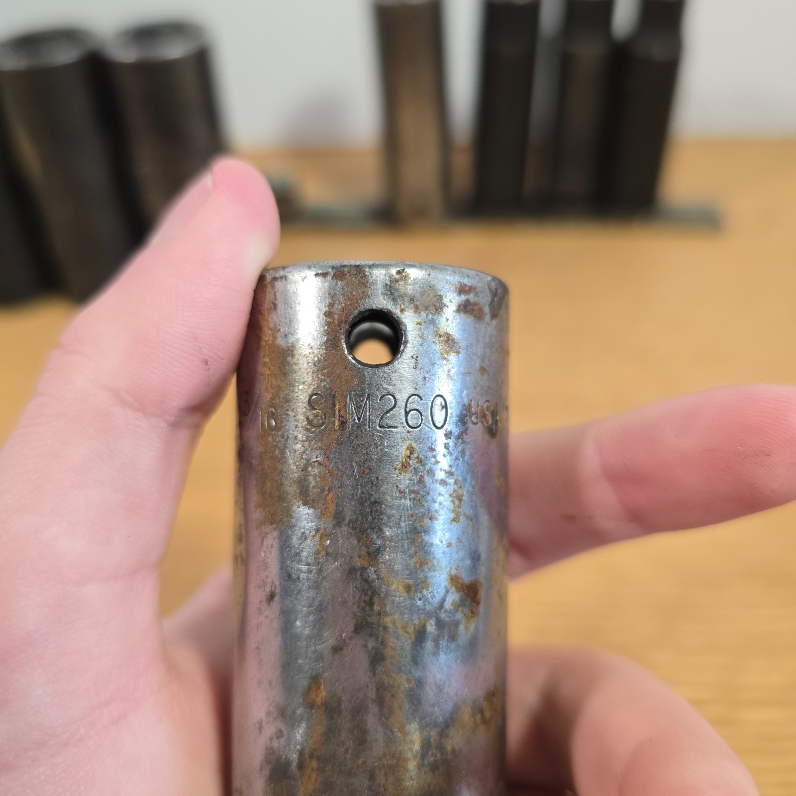 Snap-on SIM160 – SIM340 9 Piece 1/2” Dr. 6 Point Deep Impact Socket Set / USA P2
