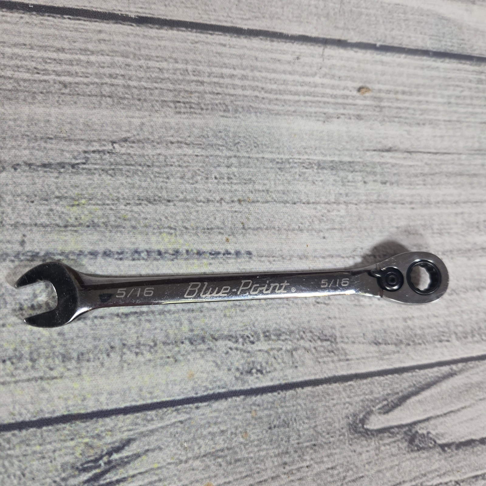 Blue Point By Snap On 5/16″ SAE 15 Degree Offset Ratcheting Combo Wrench BOER10
