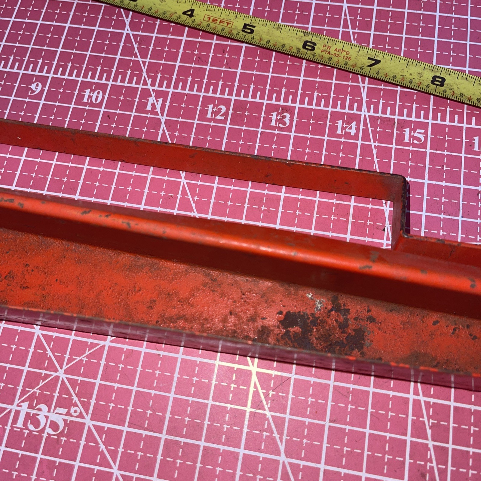 Unbranded 11 In Long Metal Deep Socket Tray Holder Tool Chest Lip Vintage Heavy