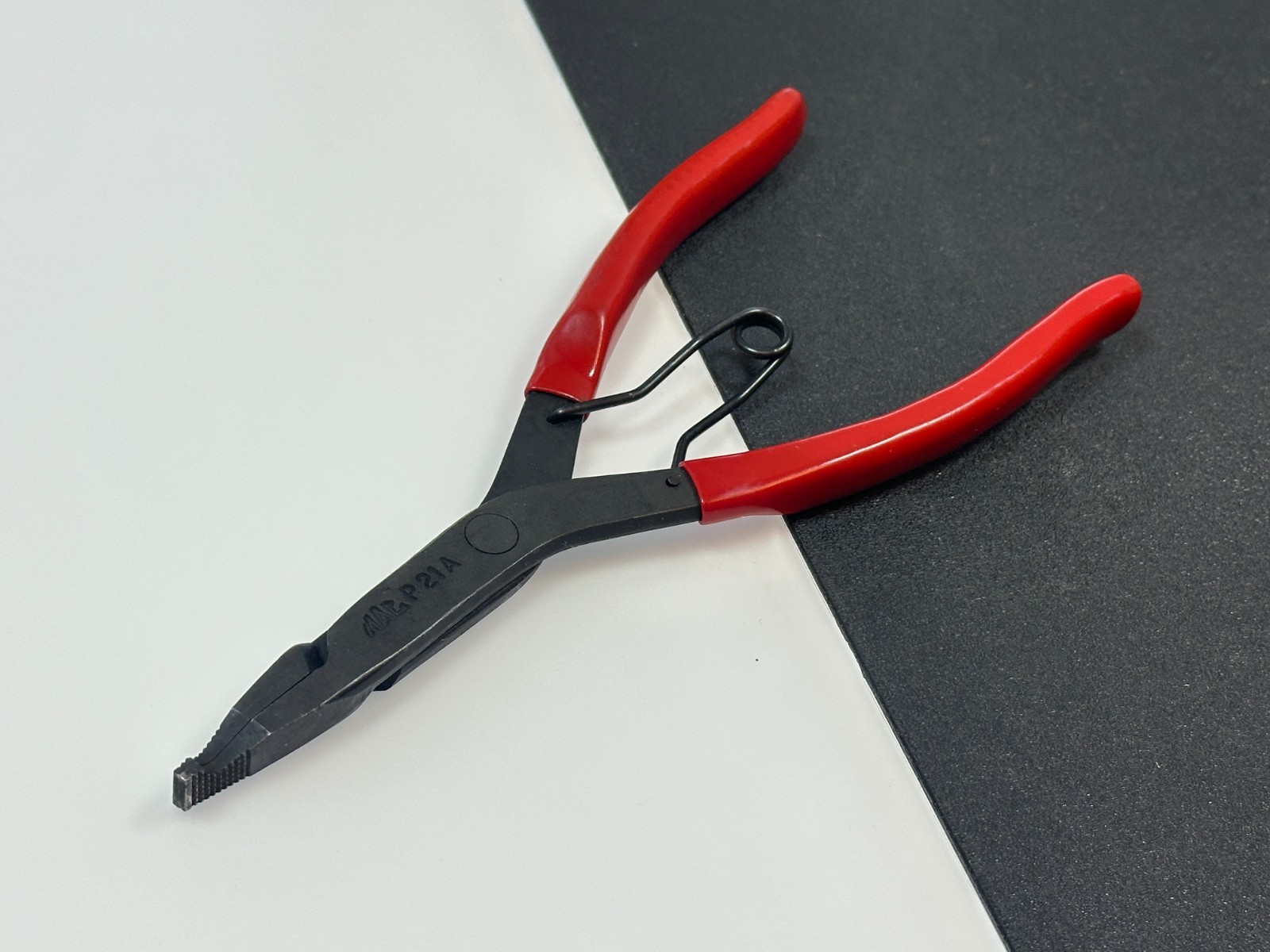 🇺🇸 MAC Tools USA P21A Red Grip / Black Oxide Snap-Ring Retaining Ring Pliers