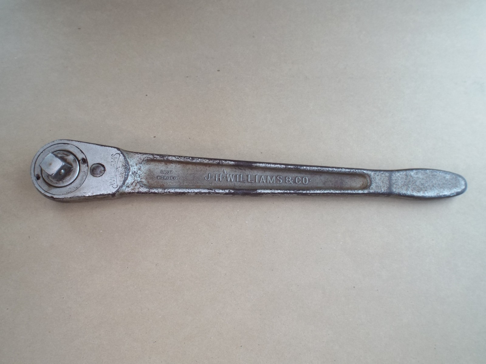 VTG J.H. Williams H-51 Superratchet 19″ Ratchet Heavy-Duty 3/4″ Dr USA – (Read)