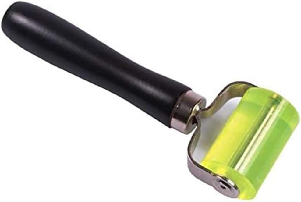 Durable Seam Roller with Hard Rubber & Wood Handle for Effective Noise Reduction
