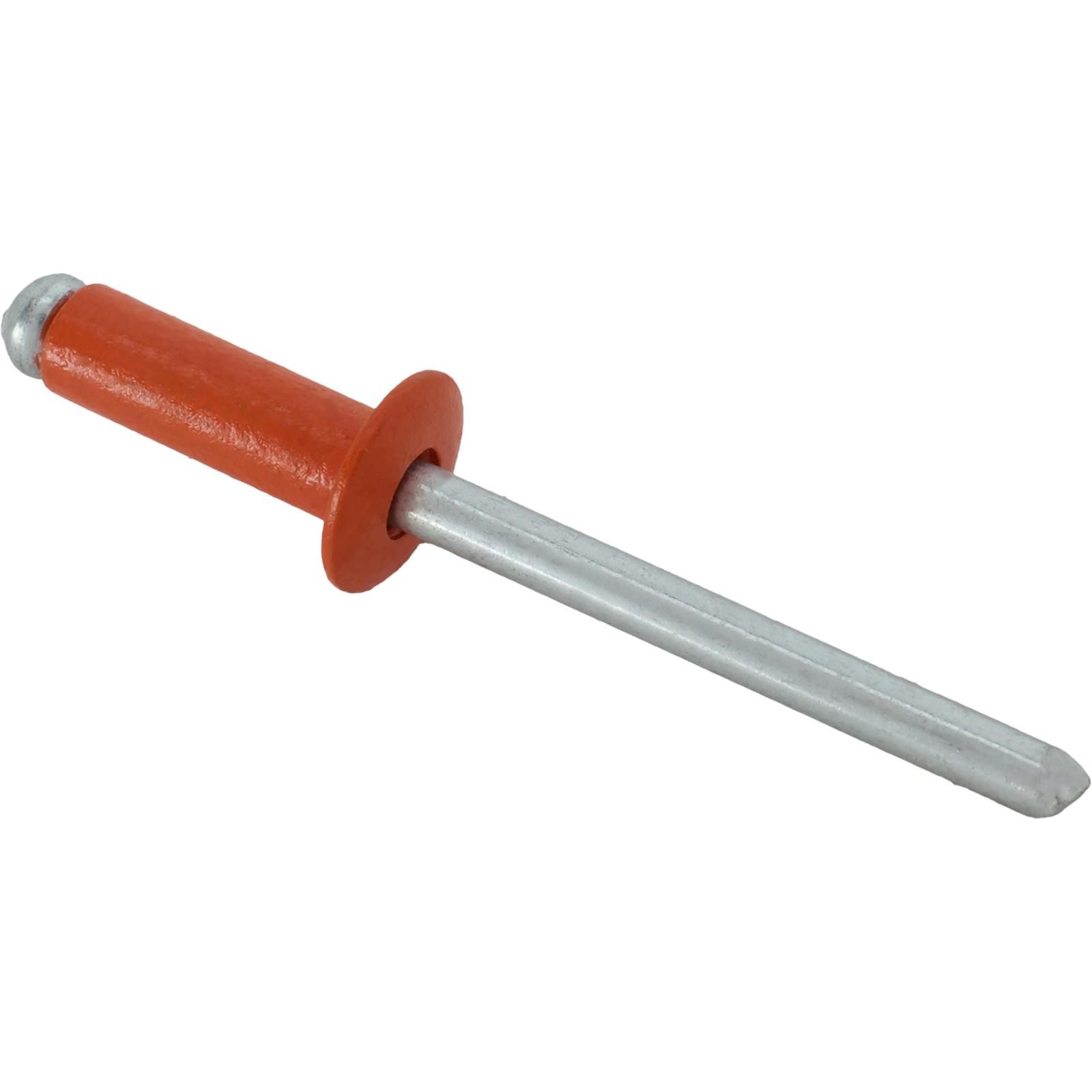 Speed Fast Tru Rivet 3/16 Sm. Head, Yellow, Aluminum, Box of 250