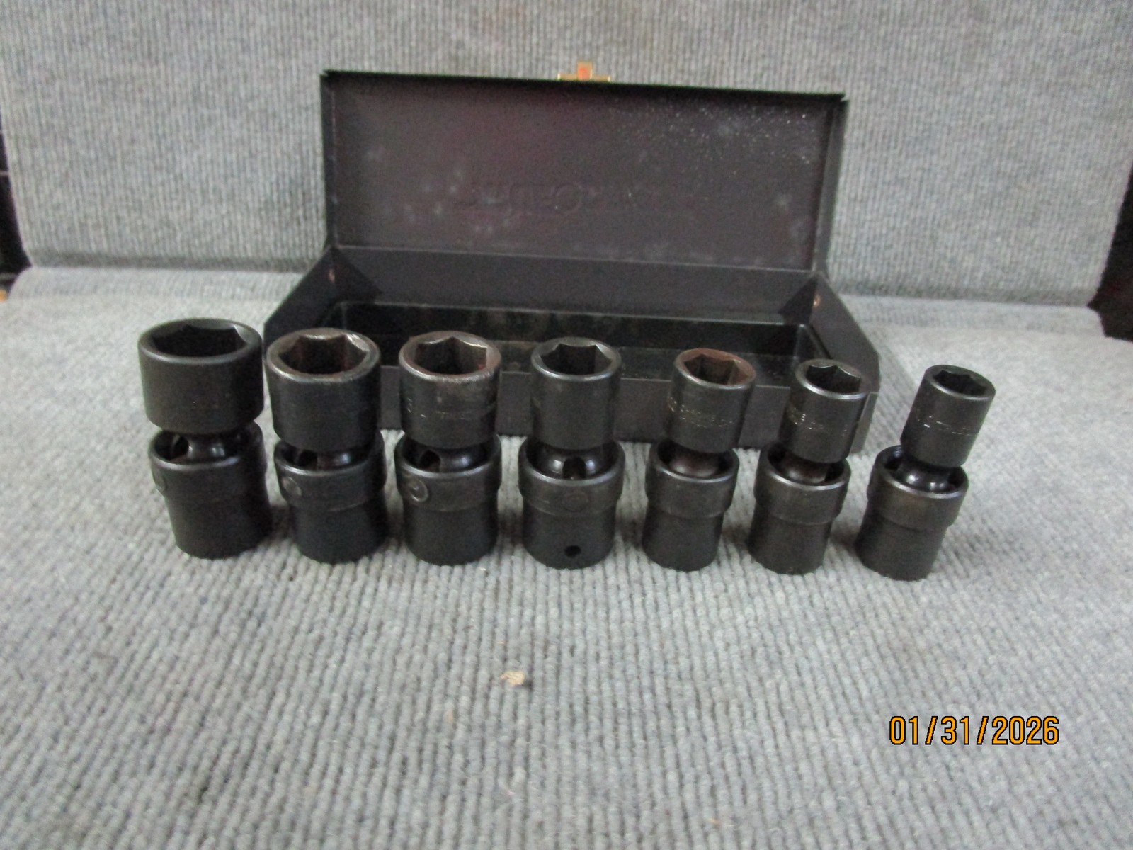 True Craft 7pc 1/2″ Dr SAE Swivel Socket Set Japan