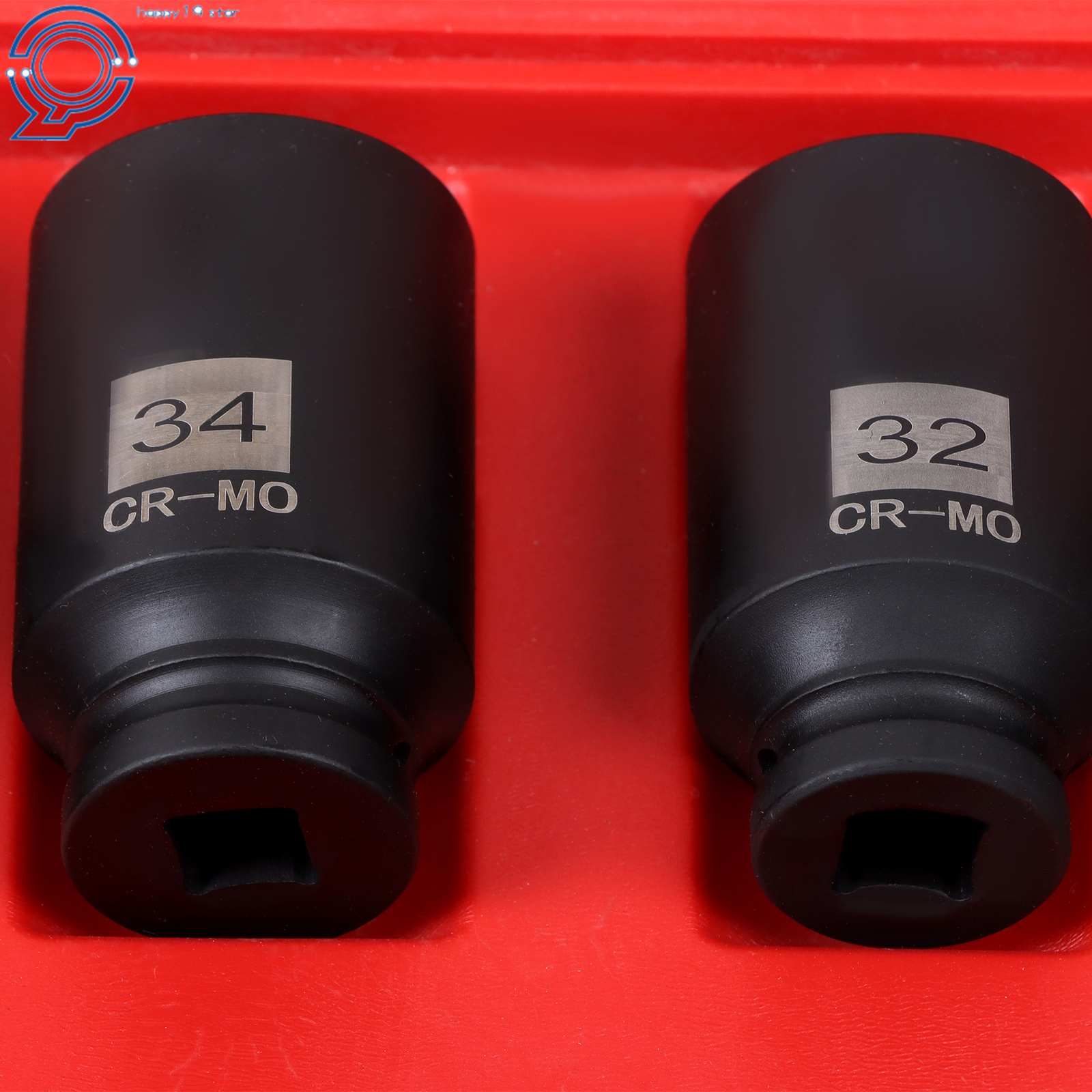 4Pcs 1/2″ Drive Spindle Axle Nut Socket Set 12 Point 30mm 32mm 34mm 36mm