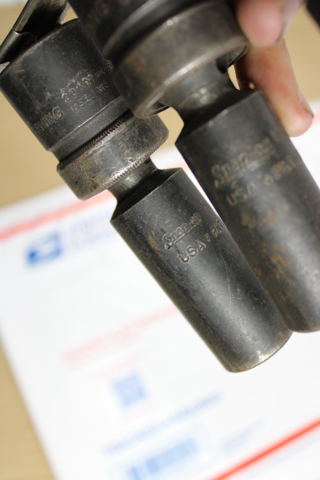 Snap on 5pc 1/2″ Drive Deep Swivel Impact Socket Set SAE 9/16 – 3/4