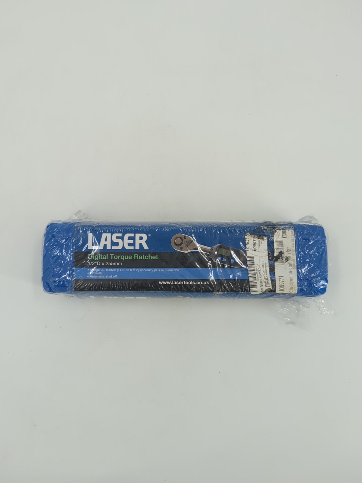Laser Tools Digital Torque Ratchet 1/2″D 20-100Nm (14.8-73.8ftlb) Accuracy +/-2%
