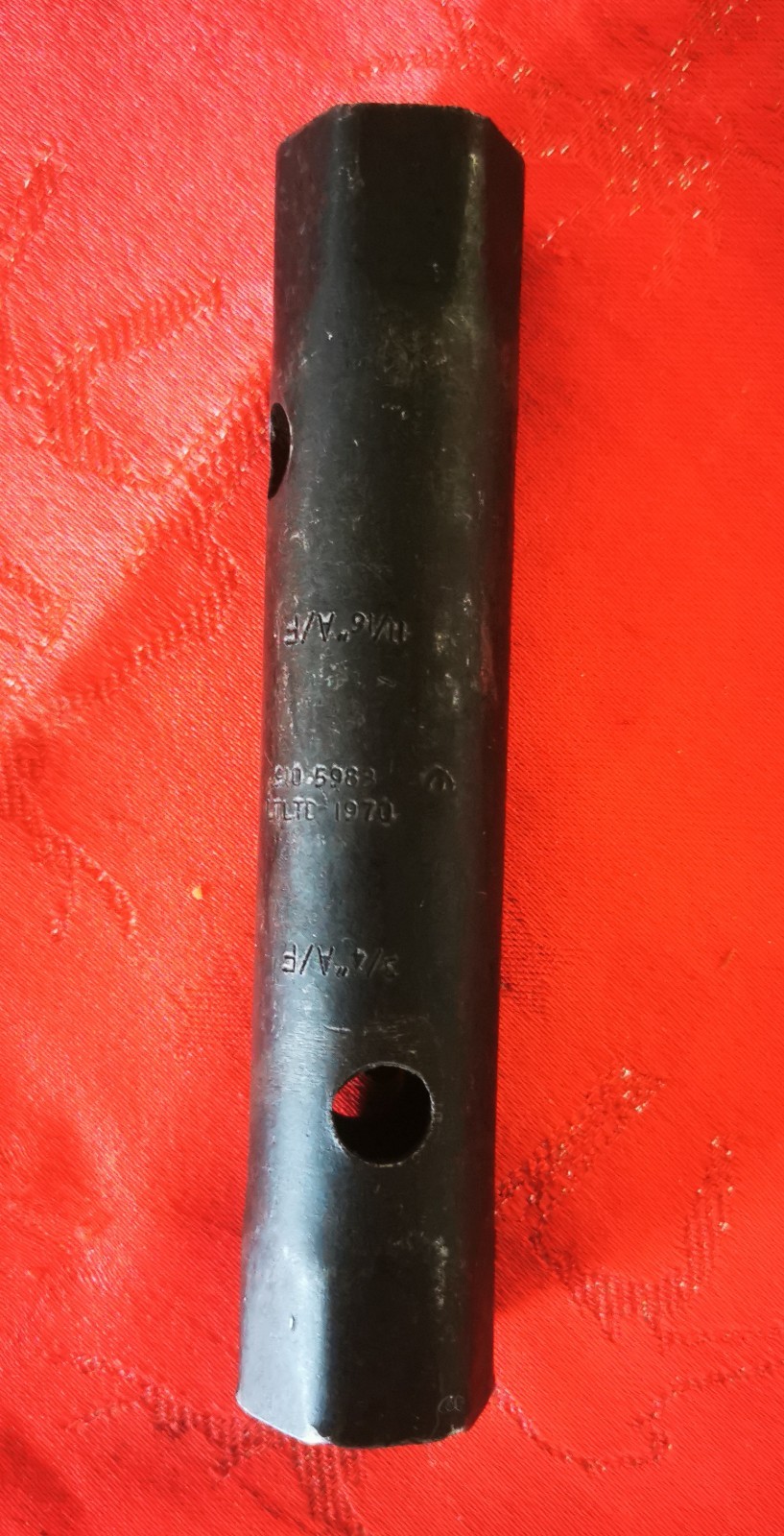 LT Ltd 3/4AF – 11/16AF Box Spanner. Ex MOD 1970. In very good used condition.